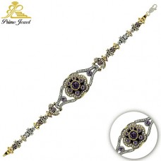 Gümüş Otantik Taşlı Biezik /Bileklik